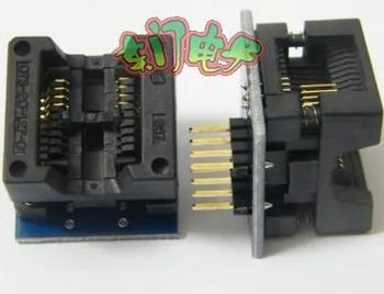 

Free shipping sop adapter / SOP8 TO DIP8 / ic adapter, gold-plated pin chip apply to all SOP8 wide-body, with a longer life.