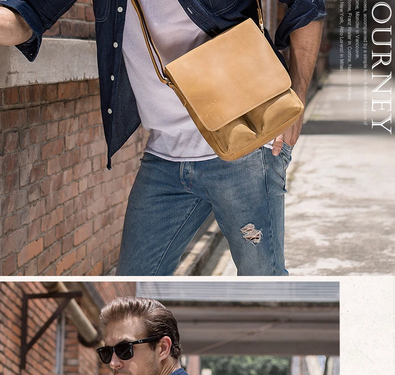 TIANHOO Ретро стиль сумка-мессенджер мужская кожаная мужская сумка на плечо кожаная натуральная водонепроницаемая сумка для ноутбука