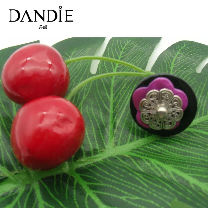 

Dandie Wood Lovely Black, Purple Flowers Rings, Finger Ring for Women,, New arrival rings