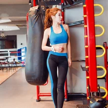 Набор Йога Спортивный костюм плотно прилегающая спортивная одежда спортивный бюстгальтер+ Фитнес Леггинсы для бега дышащий для Для женщин пикантные Activewear спортивный костюм