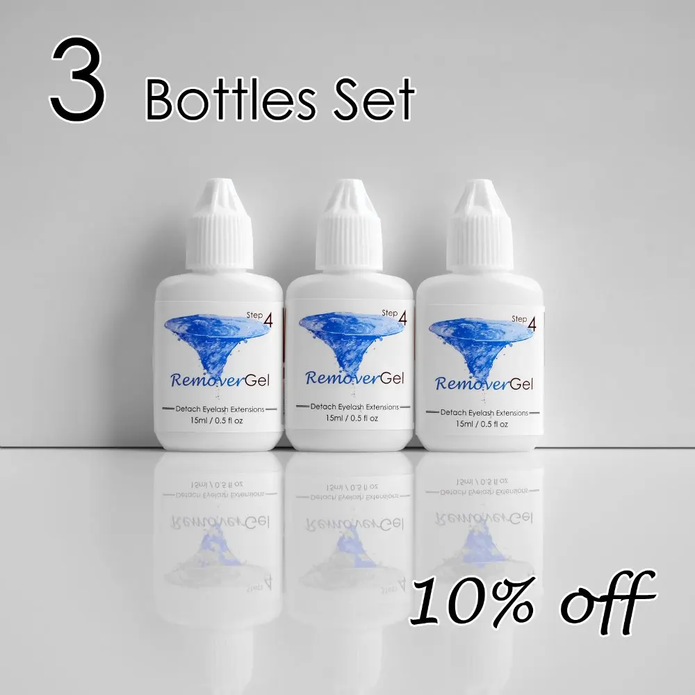 

[3 Set] Mia Glue Remover Gel for Eyelash Extension Suitable For All Glue Adhesive 15ml x 3