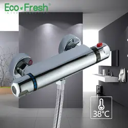 Ecofresh Термостатический смеситель для душа Смесители для ванной комнаты термостат крана смесительный клапан душевой набор смеситель для