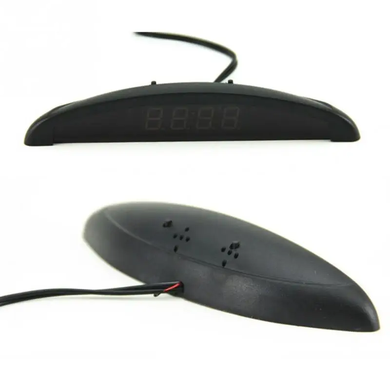 3 en 1 tiempo/temperatura/voltaje Digital LED alarma Auto reloj electrónico coche voltímetro termómetro calendario 12 V 3 en 1 tiempo/temperatura/voltaje Digital LED alarma Auto reloj electrónico coche voltímetro termómetro calendario 12 V