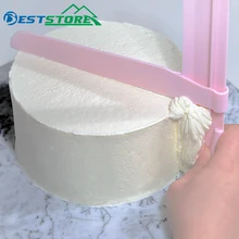 Большое регулируемое кухонное поворотное устройство для выравнивания сахара, инструменты для украшения торта, инструменты для самостоятельного изготовления пищевых продуктов, пластиковые инструменты для торта, кухонные аксессуары