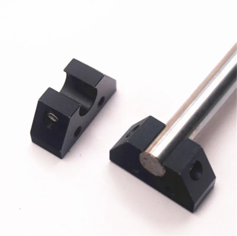 Funssor 4 قطعة أسود بأكسيد الألومنيوم Y حامل ل Prusa i3 MK3 3D طابعة المعادن 8 مللي متر السلس قضيب حامل