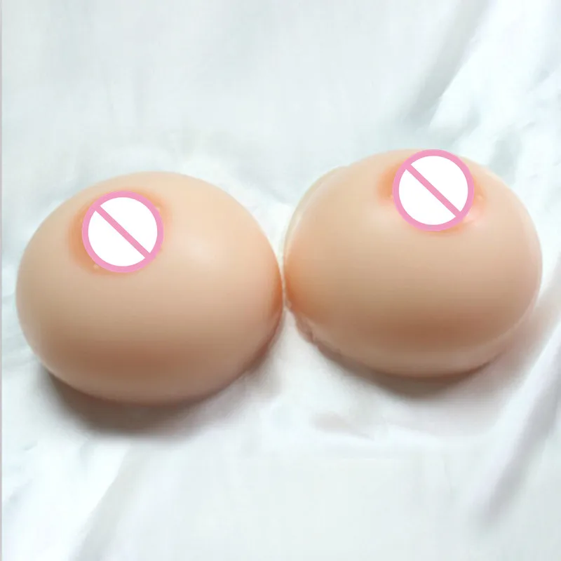 

Plump Water Droplets False Breasts Artificial Boobs Silicone Breast Forms for Crossdresser Transgender 500-1000g/pair
