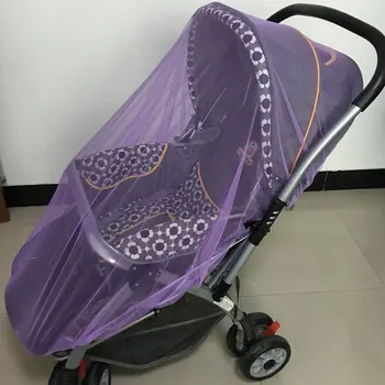 

Baby Stroller Mosquito Net Summer baby trolley net Baby carriage accessories yarn curtain car covers Prevent pests net