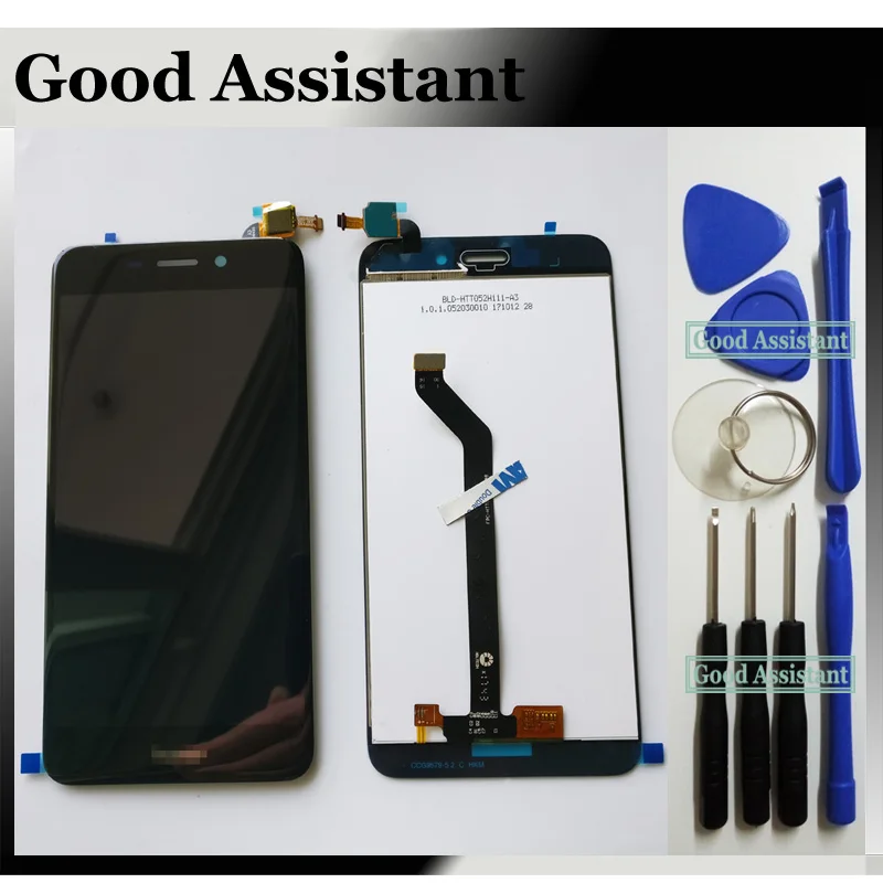 

Black/White/Blue 5.2 inch NEW For Huawei Honor 6C Pro JMM-L22 Full LCD Display + Touch Screen Digitizer Assembly + Free Tools