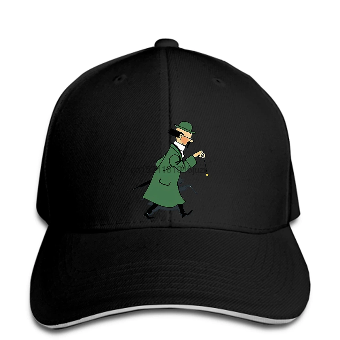 

hip hop Baseball caps Fashion Cool hat Tintin Professor Calculus Customized Printed snapback