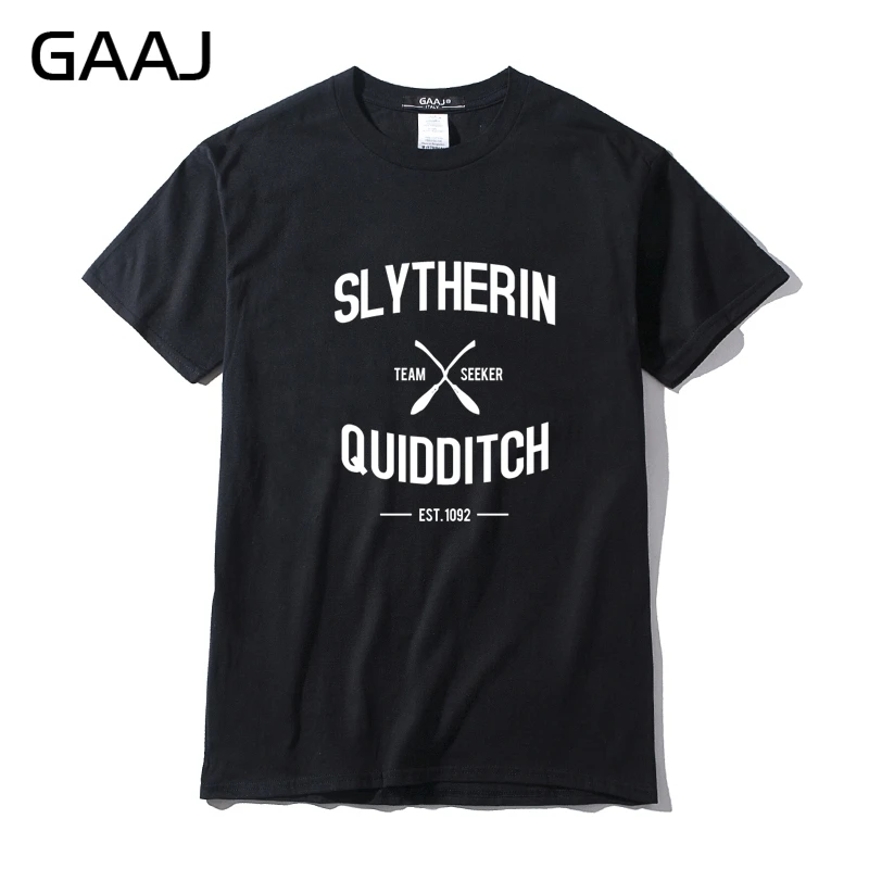 Футболка Slytherin Quidditch Team женские топы женская футболка для влюбленных приталенная