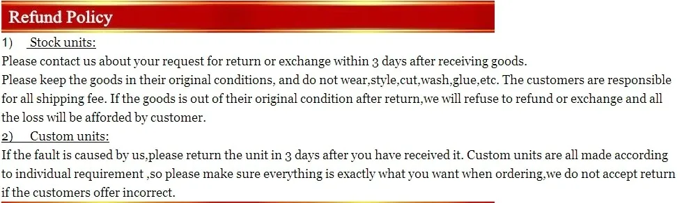 return policy