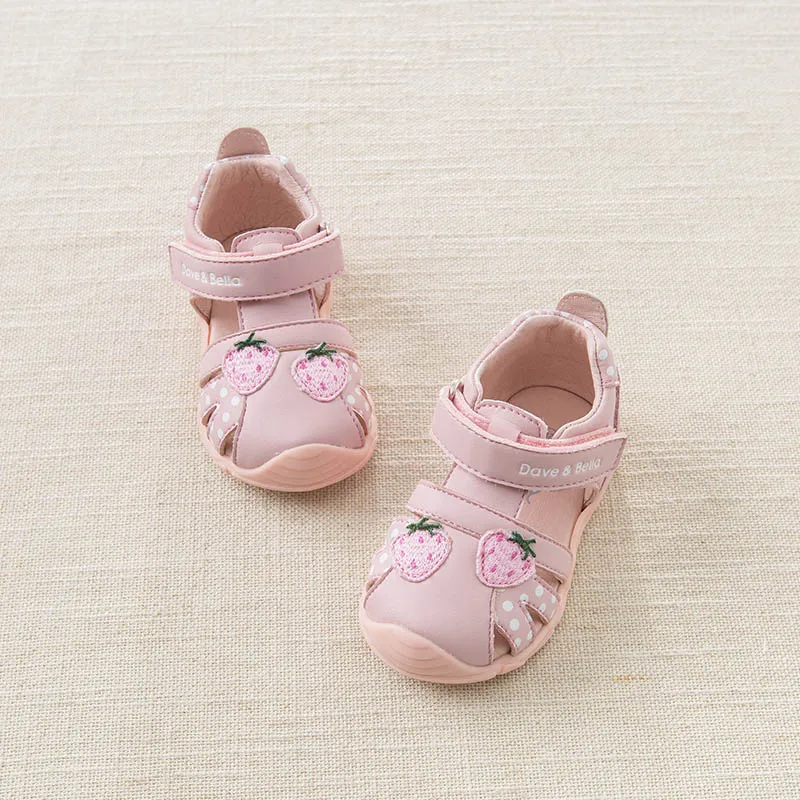 DB7281 Dave Bella spring summer baby girl sandal Princess Shoes brand shoes