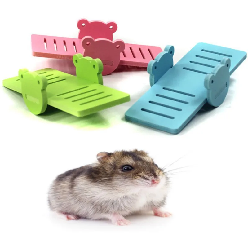 

PVC Animal Shaped Small Seesaw Toy For Small Animals, Dwarf Hamster, Squirrel, Mouse