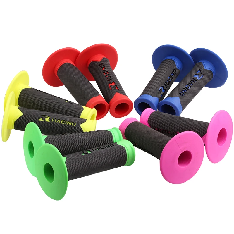 

7/8 inch Multicolor Motorcycle Grips For 22mm Handlebar Sport Bike Red Moto Motorcycle Accessories 5 Colors TBT002
