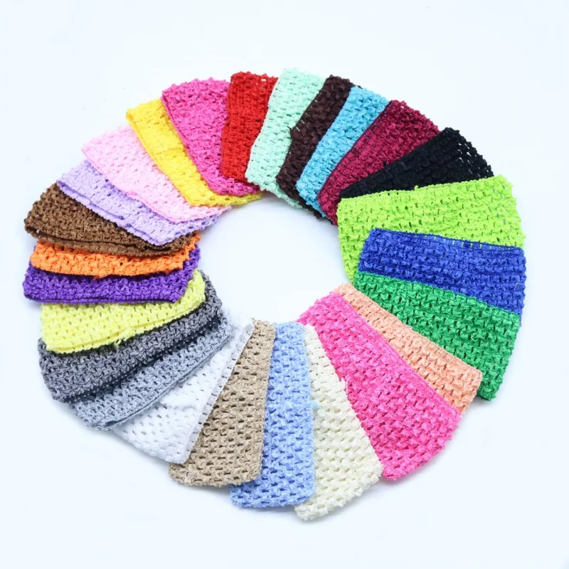 

1pc Chest Wrap Children Elastic Sewing Knit 7*14CM 25Color Girl Crochet Tutu Tube Top Crochet Headband Girl Birthday Gift