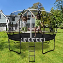 Детский батут рама, взрослый, крытый и открытый фитнес-оборудование с защитной сеткой черный, диаметр 3,66 м MX1208
