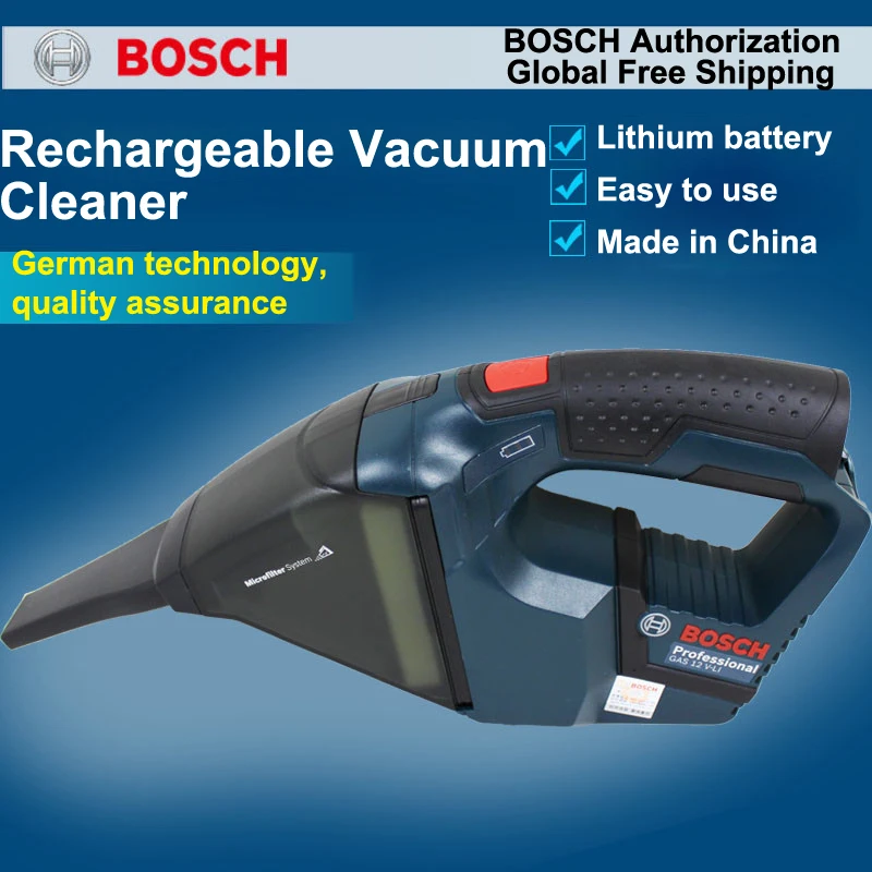 Rechargeable Vacuum Cleaner Household GAS12V LI lithium Battery