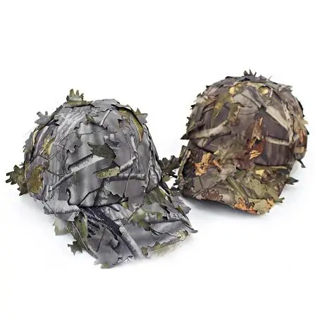 

5pcs/lot Camouflage Jungle Fisherman's Hat Baseball Cap Camo Outdoor Concealment Bucket Hats Adjustable Snapback Bone Cap