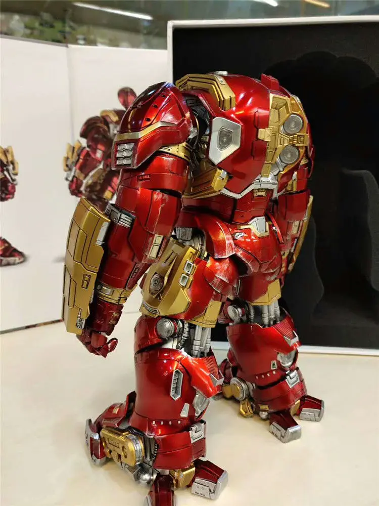 Comicave 1//12 Scale Iron Man MK33 Red Ver Action Figure Alloy Led Light Model
