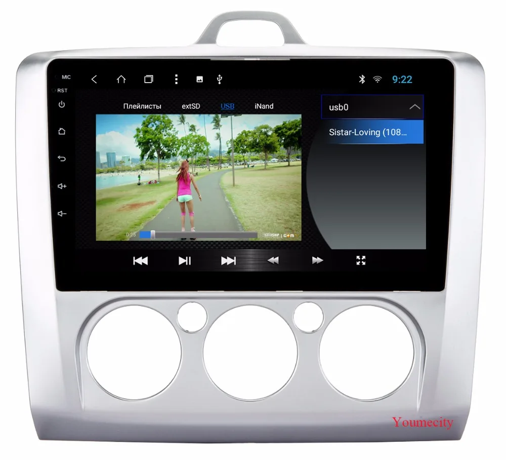 Top Android 9.0 Car dvd Player For Ford focus 2 3 2006 2007 2008 2009 2010 2011 IPS screen wifi+Radio 2GRAM Octa Core Video GPS 78