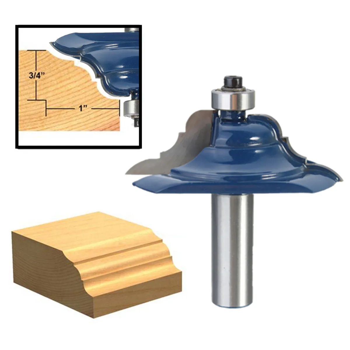 

1PC Rail&Stile Router Bit 1/2'' Shank Shaker Door Woodworking Chisel Cutter Power Tool Drill Bit for Wooden Door High Quality