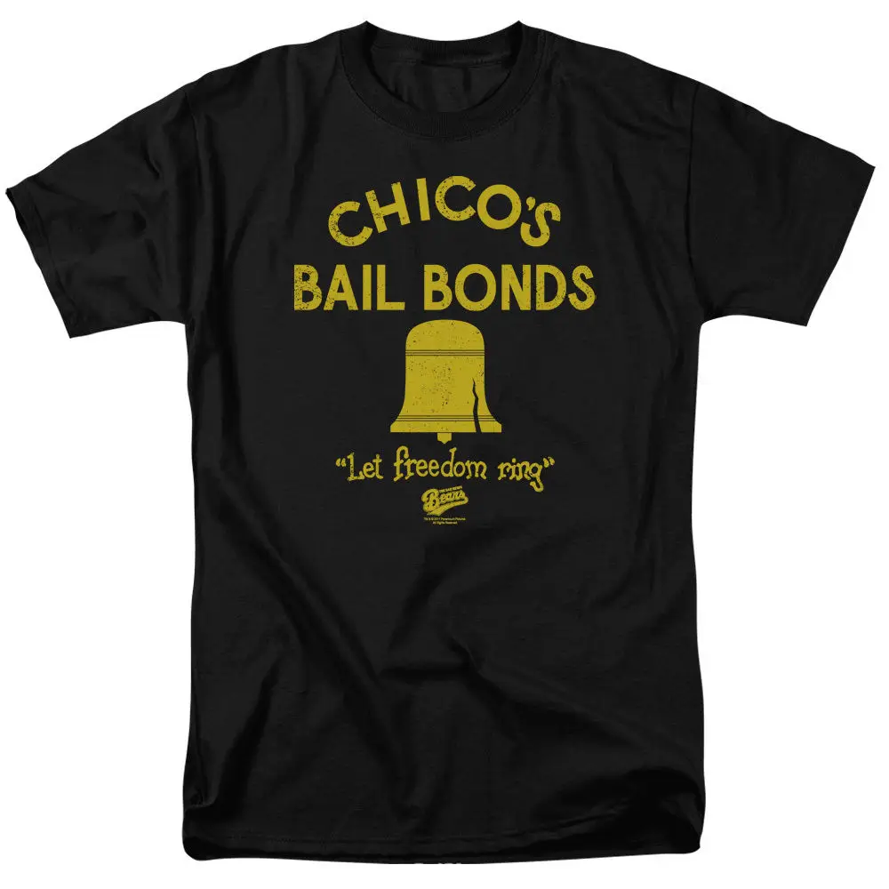 Мужская футболка с надписью Bad News Chico's Bail Bonds повседневная крутая унисекс