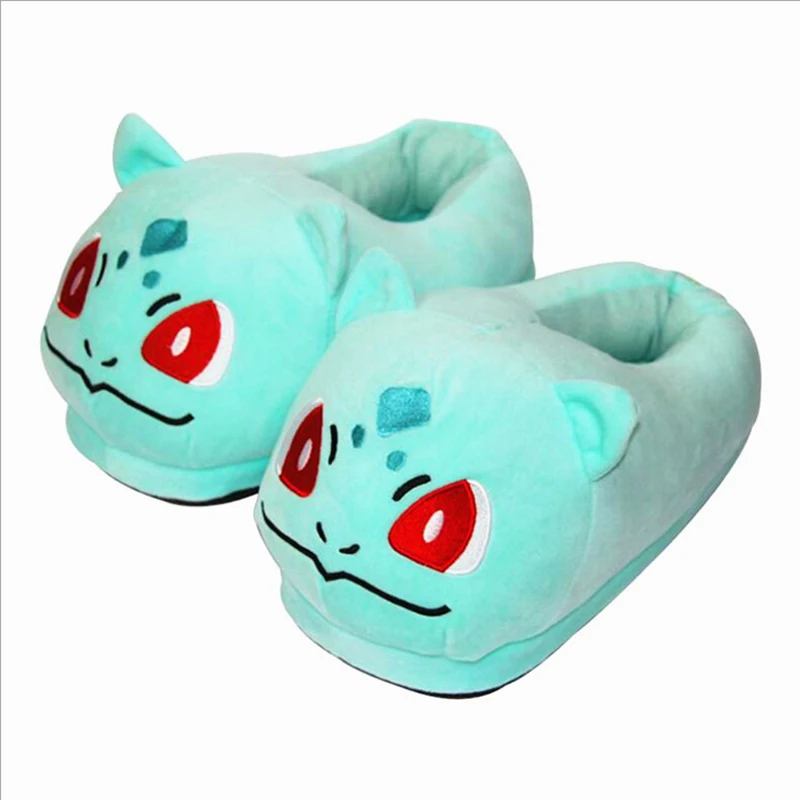 Winter Children Slippers For Kids Plush Baby Girls Boys Cartoon  Slippers With Closed Heel Adult Home Flip Flops