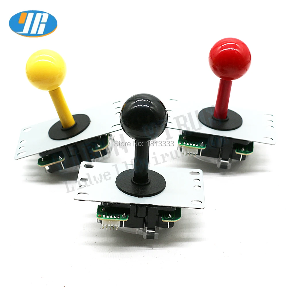 

Arcade Joystick Copy SANWA Joystick With Round Gate 35mm Top Ball 5 Pin Stick For SNK Neo Geo Arcade Game DIY Parts