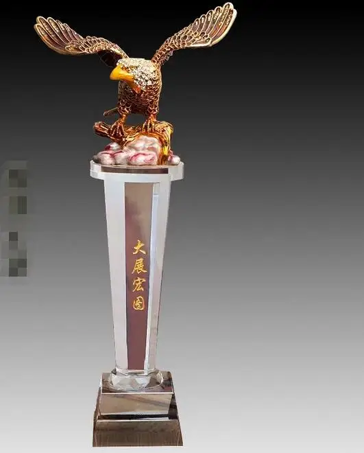 1" Выставка кристалл трофей souvenir Eagle trophy