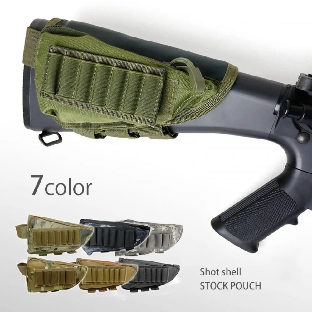 Страйкбол cqc Тактический приклад Чик сумочка-магазин для приклада ружья картридж сумка для пейнтбола съемки охоты пуля несущей оболочки