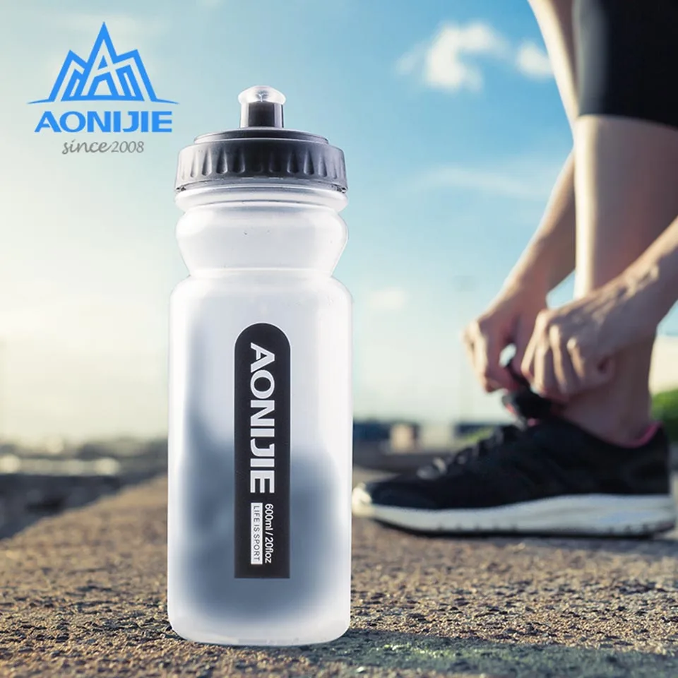 

AONIJIE 600ML Water Bottle Plastic Sports Bottle Running Hiking Hydration Drinking Outdoor Portable