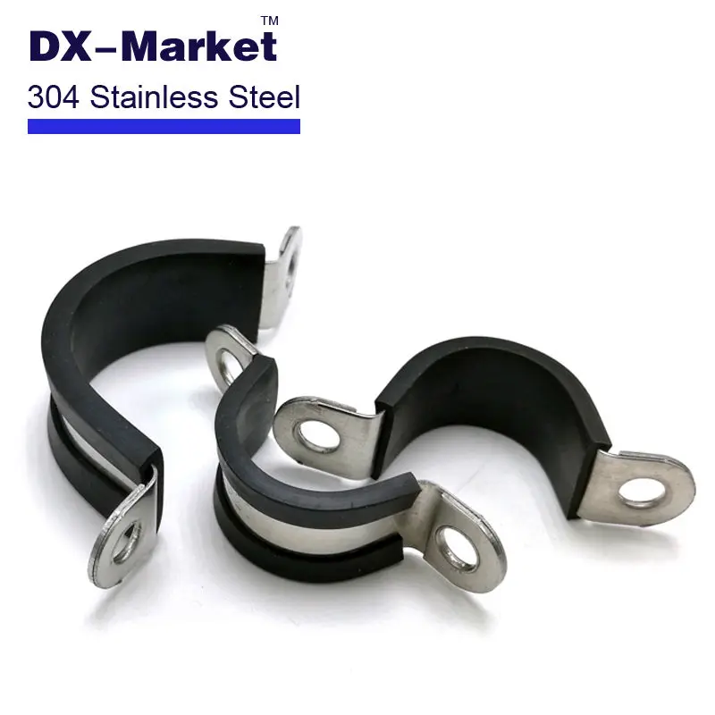 25mm 45mm , Saddle Clamp cable fixing clip , C clamps 304 stainless