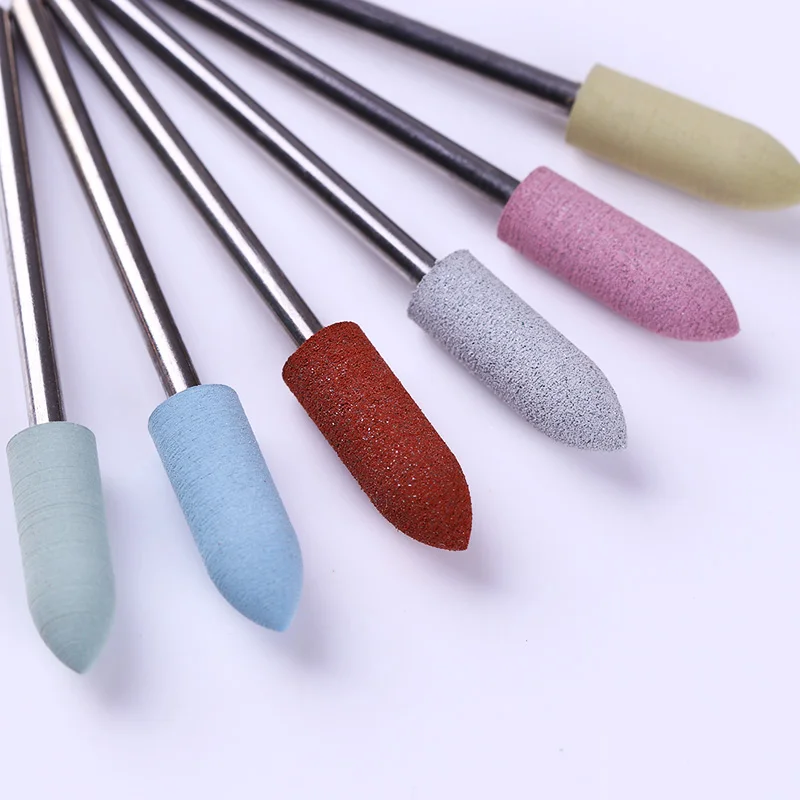 1 Pc Rubber Silicone Nail Drill Bit Buffer Nail Art Tool Nail Drill