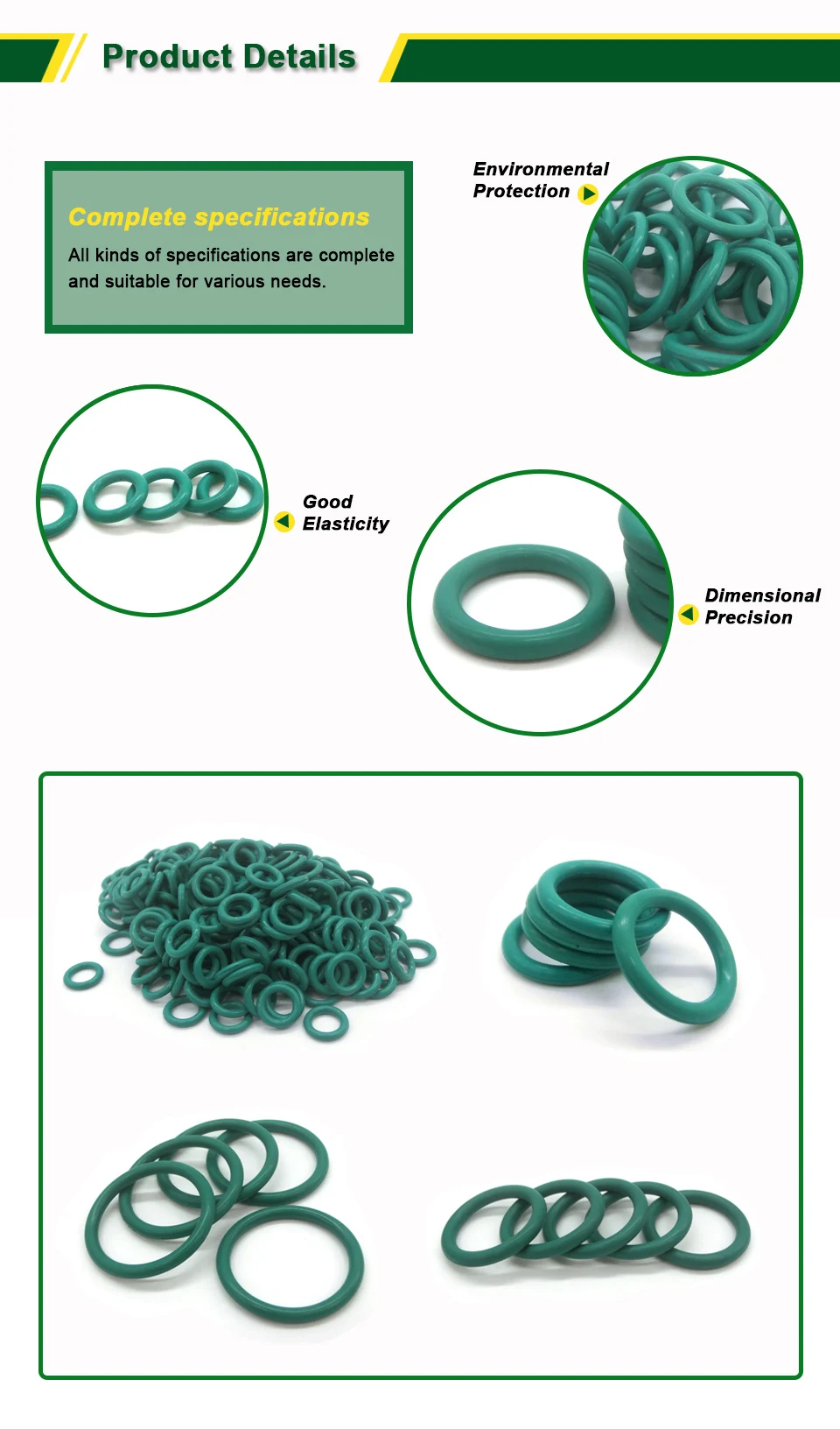 3 green ring gasket