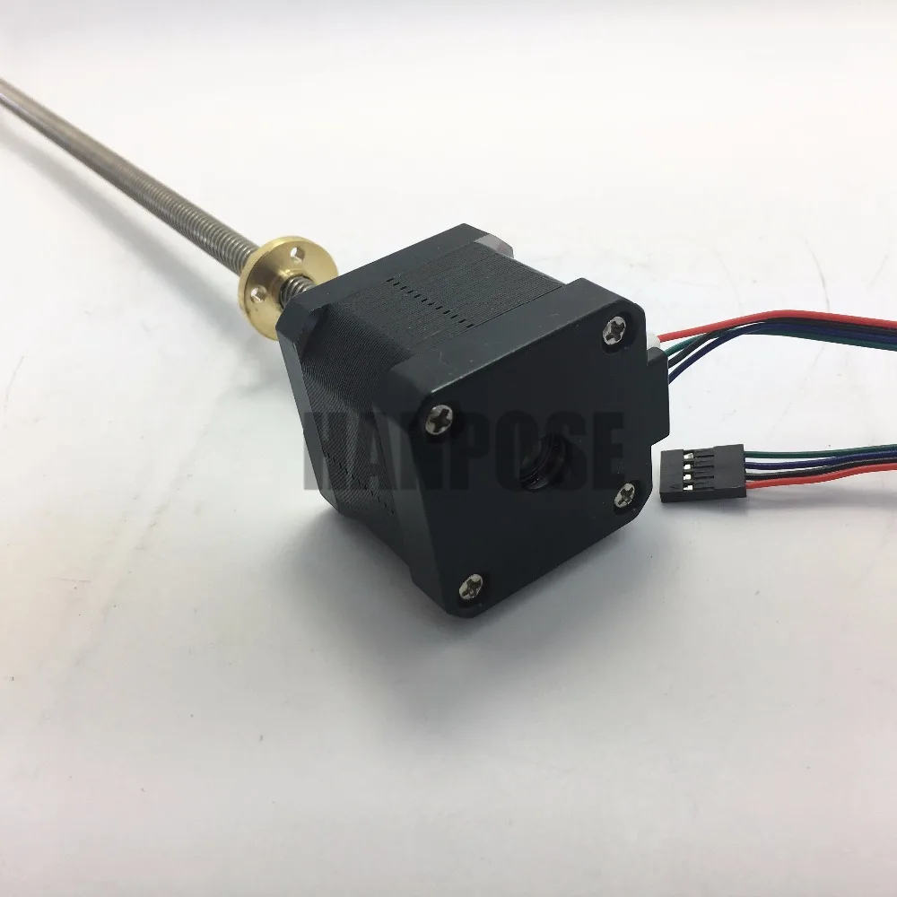 Бесплатная доставка 3D принтер Nema17 17HS4401 T8 * 8 L300MM винтовой стержень линейный