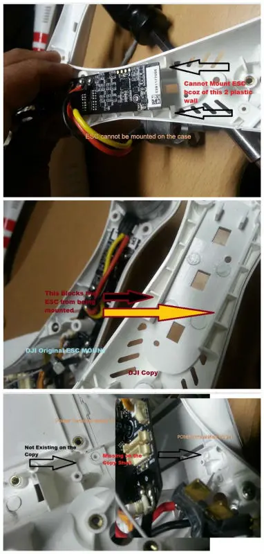 DJI Body Shell,Plastic Shell For DJI Phantom 2 Vision And DJI Phantom 3 Quadcopter Upper/Lower Cover,landing Gear.LED Light Cover