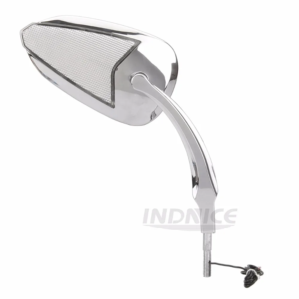  Sequential arrow LED Turn Signal mirrors for harley dyna arrow led mirrors harley softail arrow led - 32859262164