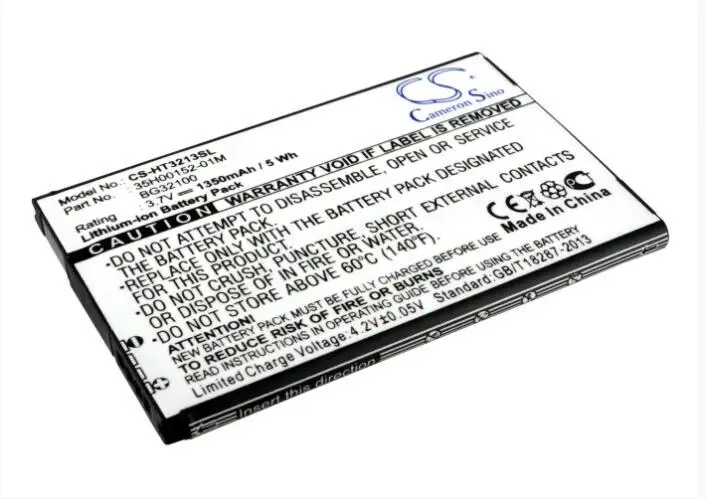 Аккумулятор Cameron Sino батарея 1350 мАч для GOOGLE G11 HTC до EVO 4G Design Hero S Incredible BA S520 BG32100