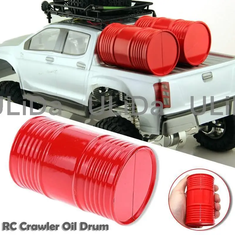 RC Rock Crawler 1:10 Accessories Plastic Oil Drum Tool For Axial SCX10 TAMIYA CC01 RC4WD D90 D110 RC Truck Car Decor