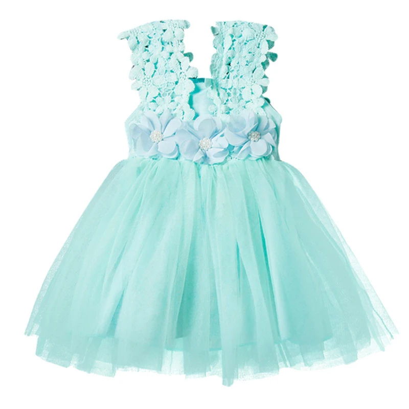 

Fashion New Wedding Flower Girl Tulle Dress Princess Dresses With Petal Party Bridesmaid Girls Clothes Kids Children Vestido 2-6