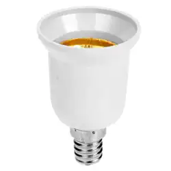 E12 для E27 LED Запчасти E27 лампа База держатель лампы гнездо адаптер конвертер для лампы удлинить Расширенный Медь лампа запчасти