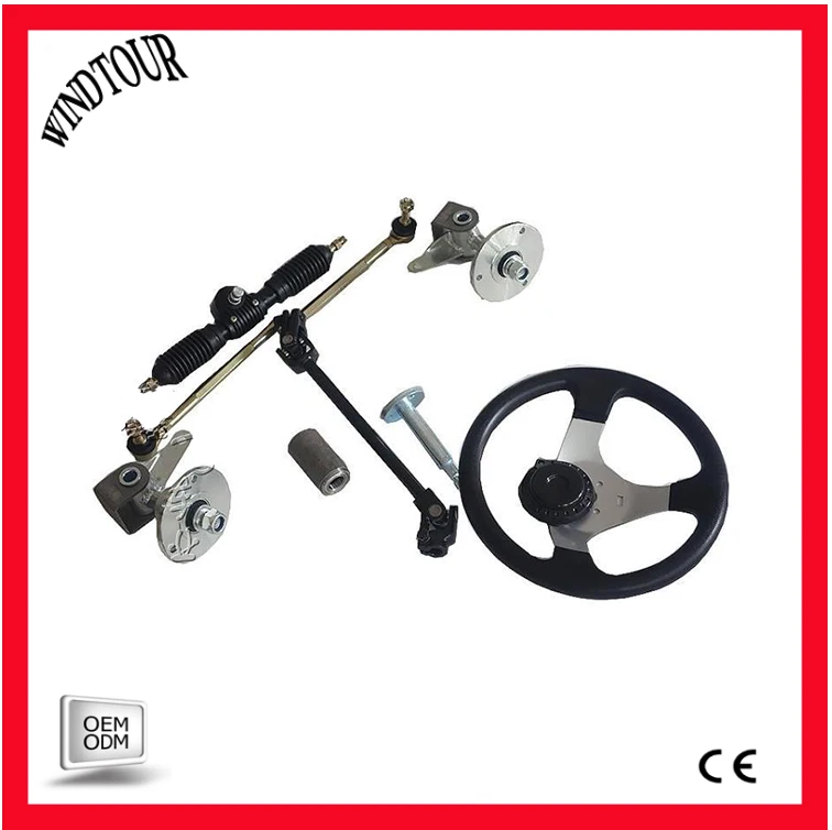 The four round of the go kart parts steering assembly steering rod