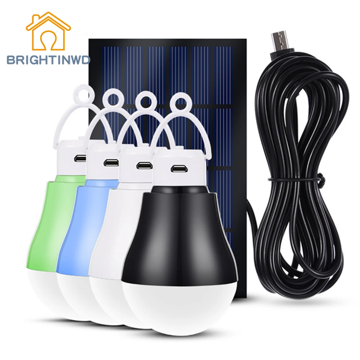 

BRIGHTINWD Led Solar Lamp Street Light Garden Decoration Path Solar Bulb Pannel Energy System Sunlight For Garden Home Spotlight