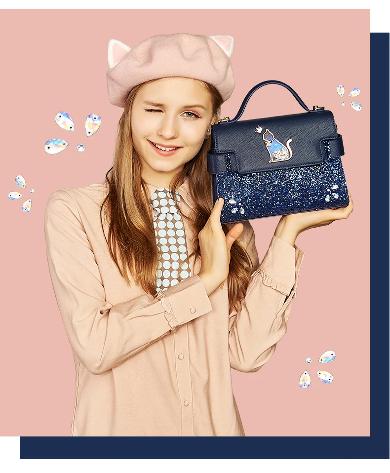 Just star women leather handbag 1