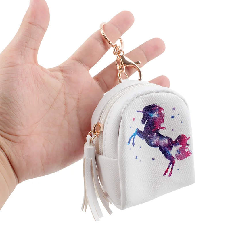 Stouge 1 قطعة الكرتون فلامنغو محفظة نسائية للعملات المعدنية محفظة المرأة صغيرة محفظة السيدات المحفظة التغيير البسيطة الطفل بو الجلود الحقيبة م...