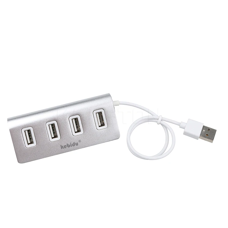 Kebidu usb-хаб 4 порта Высокоскоростной USB 2,0 концентратор USB порт портативный OTG концентратор USB разветвитель для Apple Macbook Air ноутбук ПК планшет