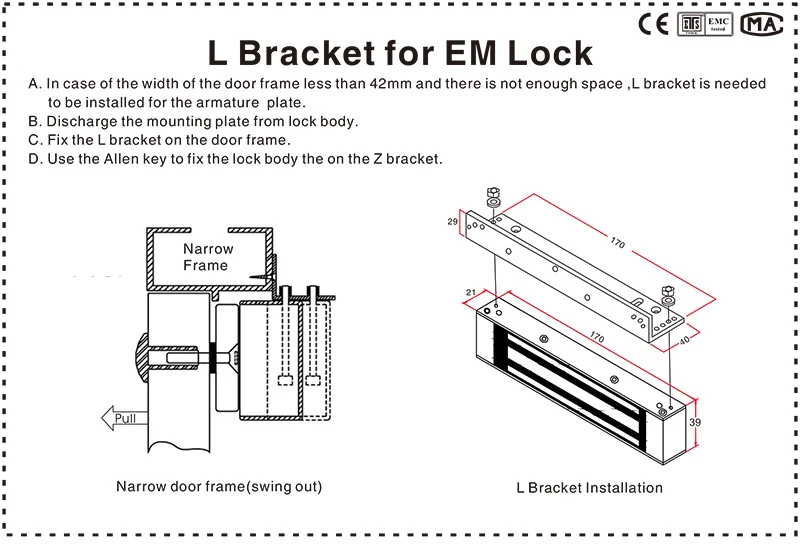 L-type bracket