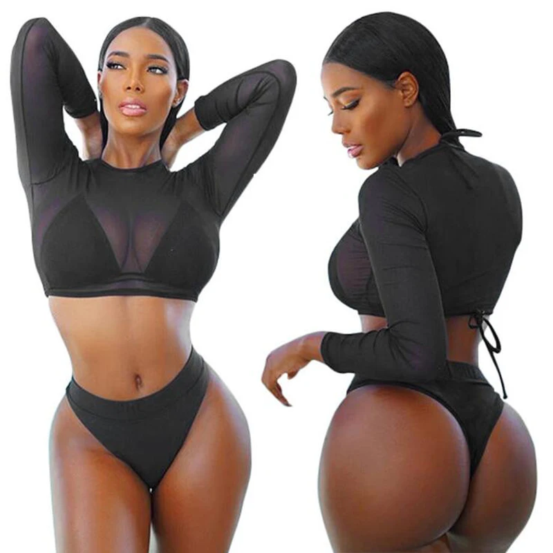 3 piece plus size swimwear