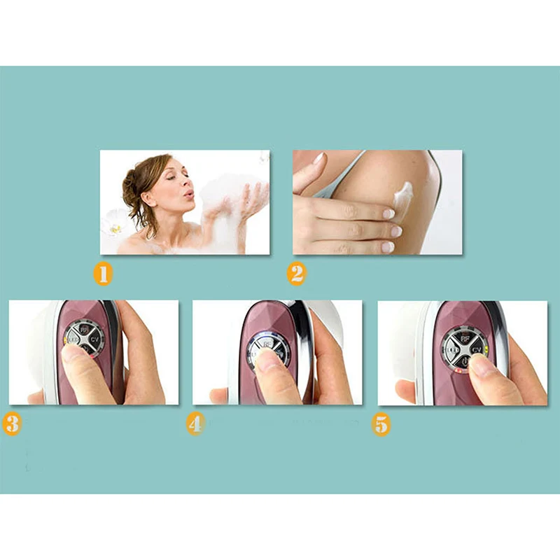 Queimador de Gordura Levantamento da Pele Led de Radiofrequência Novo Portátil Cavitação Ultra-sônica Emagrecimento Massageador Máquina Anti Celulite Lipo rf Mod. 1210329 16 Beleza e saúde