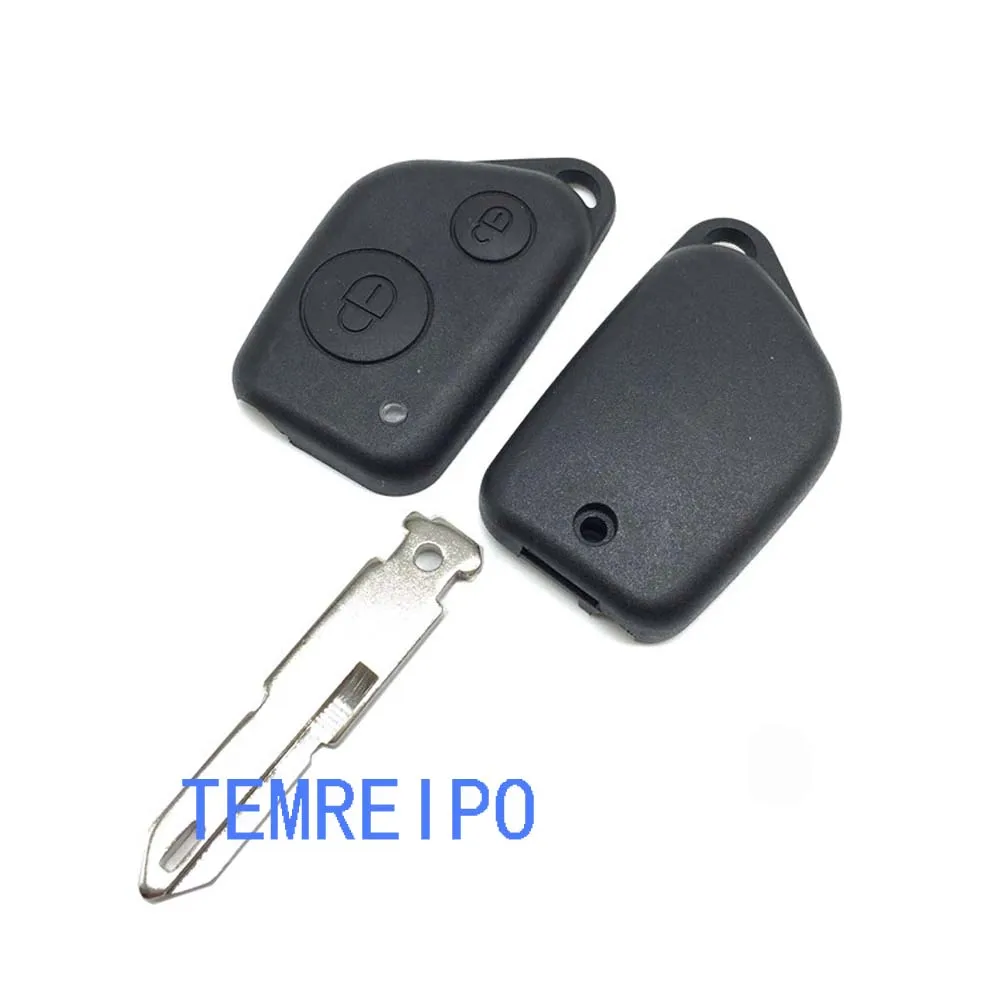 

2 buttons remote key shell case for Peugeot 106 206 306 406